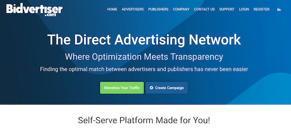 A look at the Bidvertiser ad platform