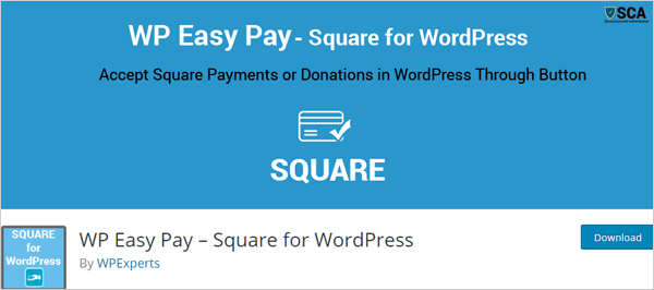 WP Easy Pay – Square for WordPress image