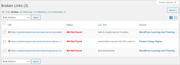 Broken Link Checker