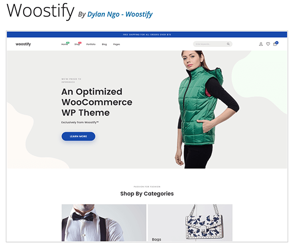 woostify header