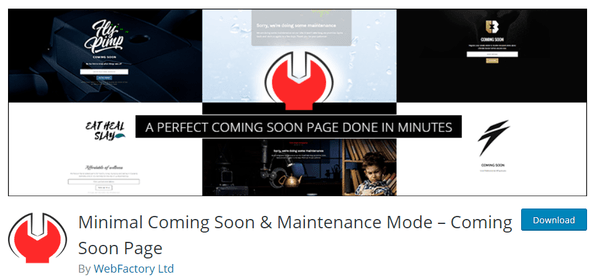 Minimal Coming Soon & Maintenance Mode image