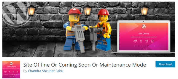 Site Offline Or Coming Soon Or Maintenance Mode image