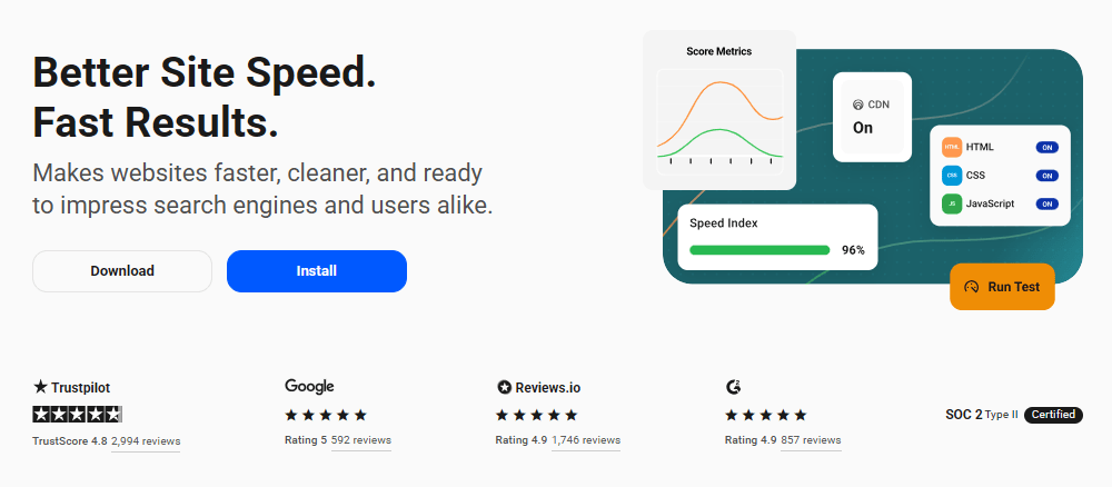 Hummingbird speed optimization plugin for WordPress.