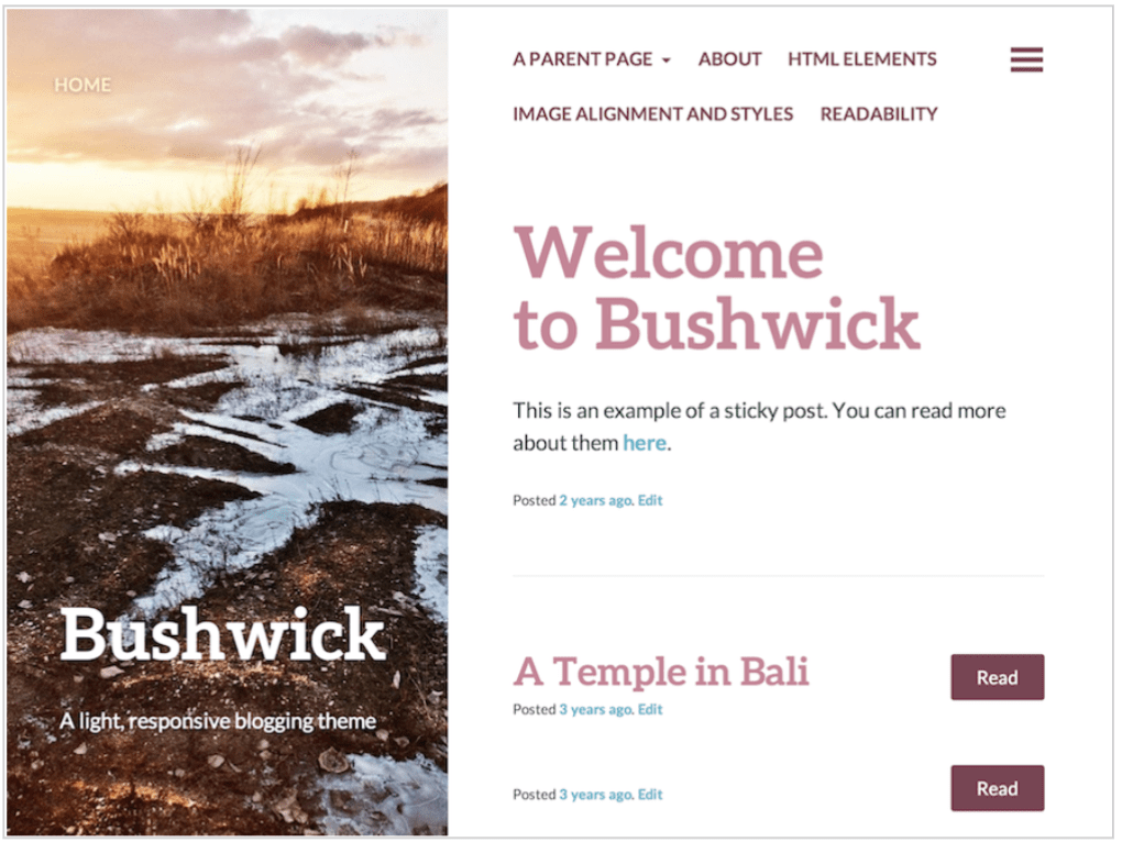 Bushwick theme