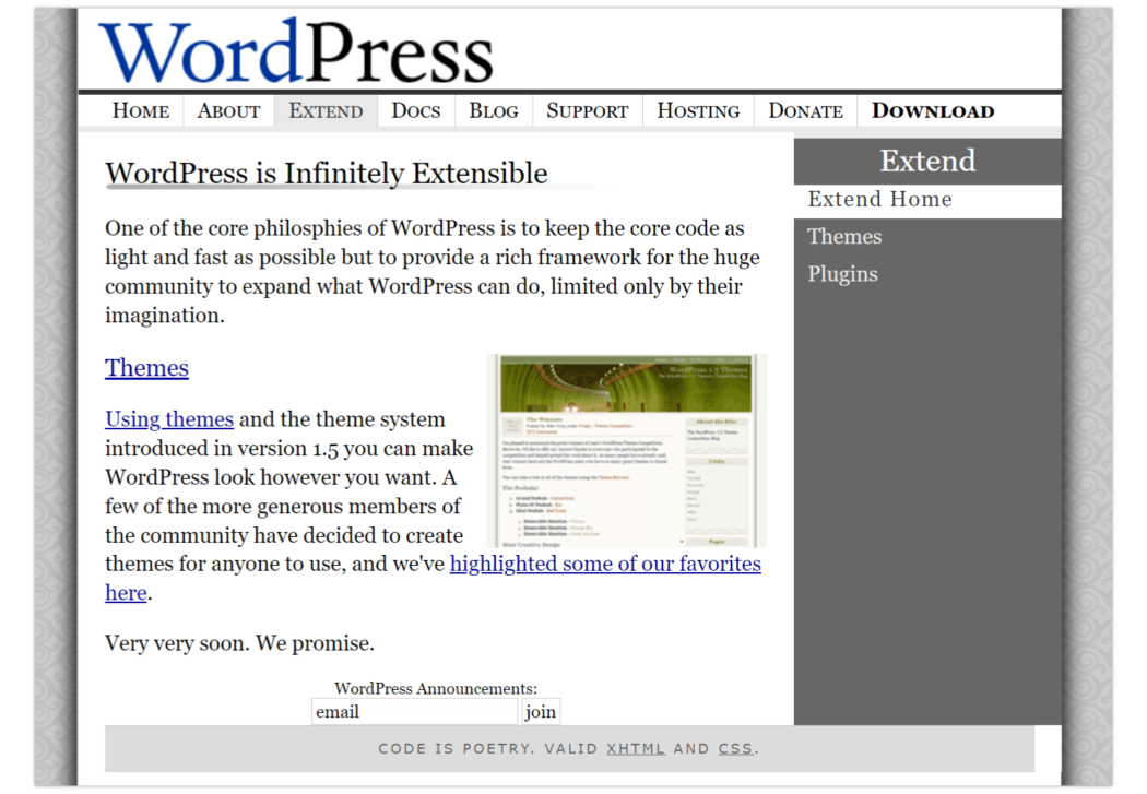 2005 Extend > Home