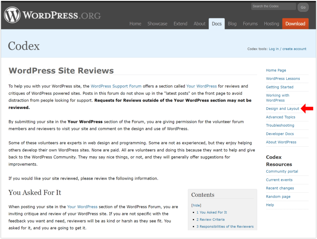 2009 Docs > Design and Layout