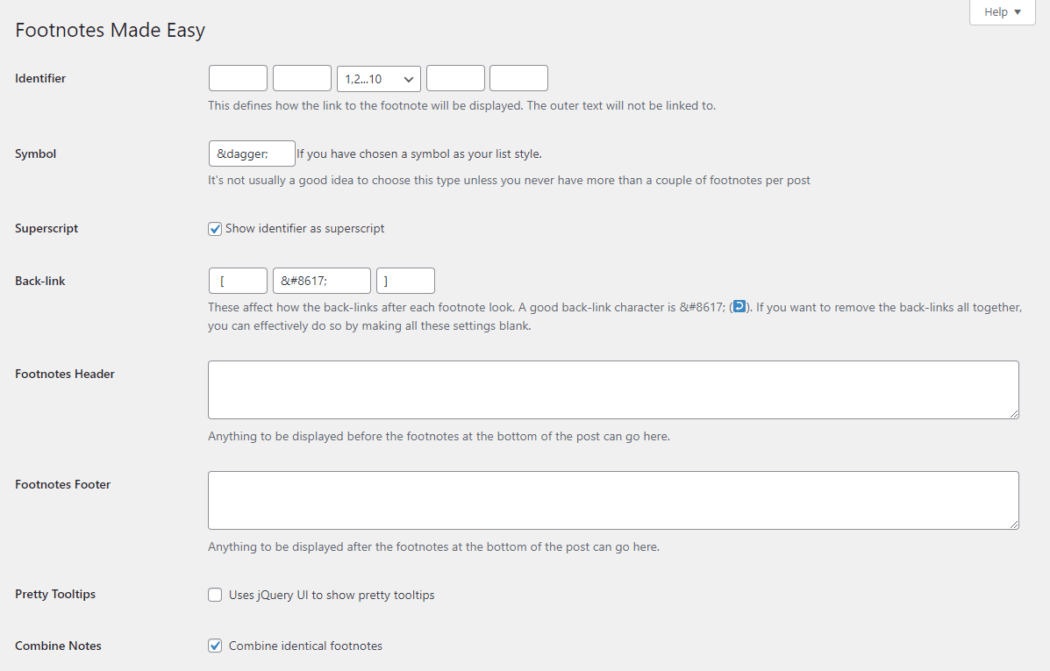 Footnotes Made Easy