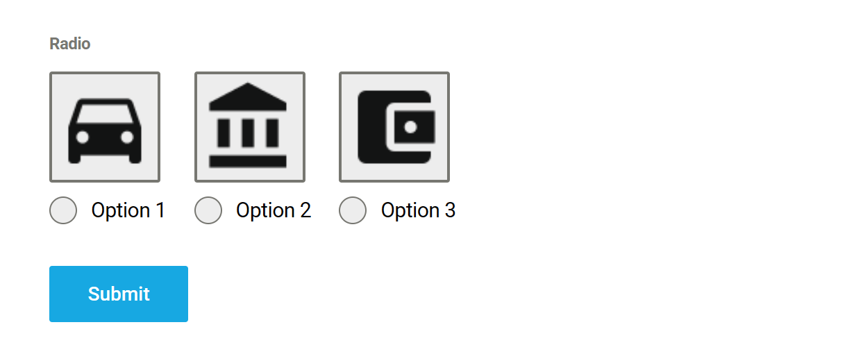 Example of images in radio fields