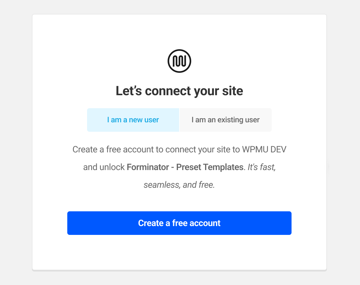 Connect Forminator to WPMU DEV
