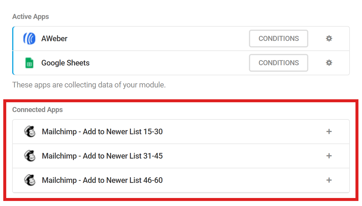 Connecting multiple MailChimp apps to a single form in Forminator