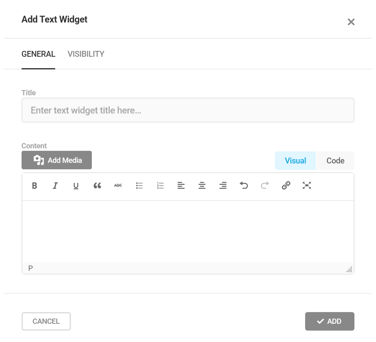 Add custom widgets in Branda dashboard widgets module