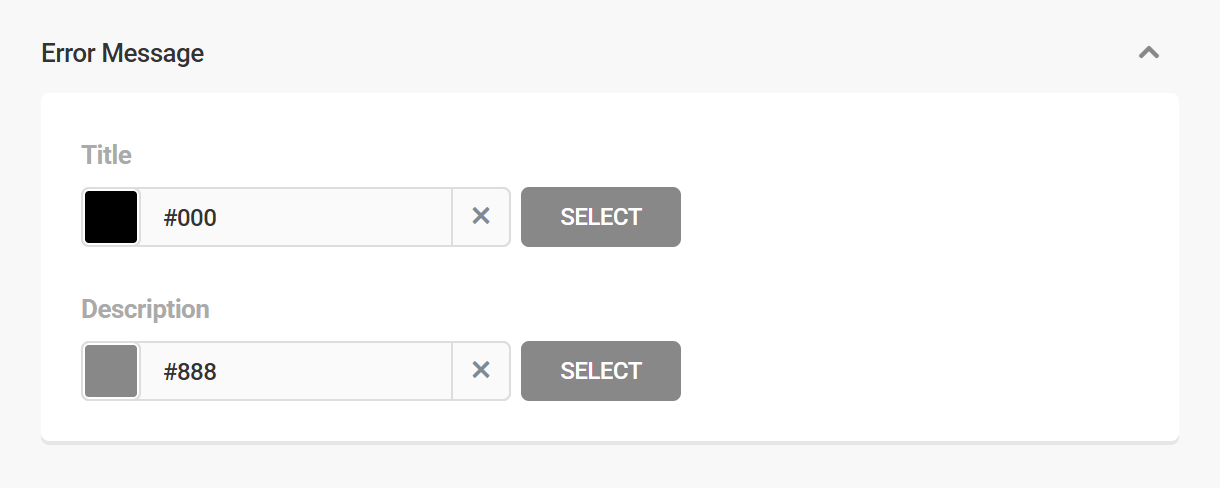Branda status pages message color options