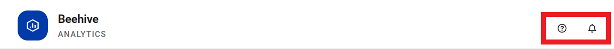 Help links in Beehive dashboard