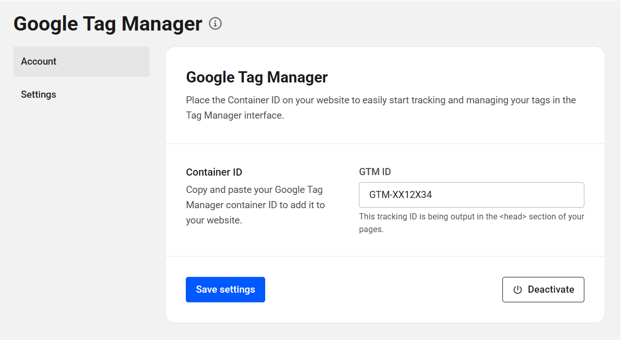 Google Tag Manager in Beehive