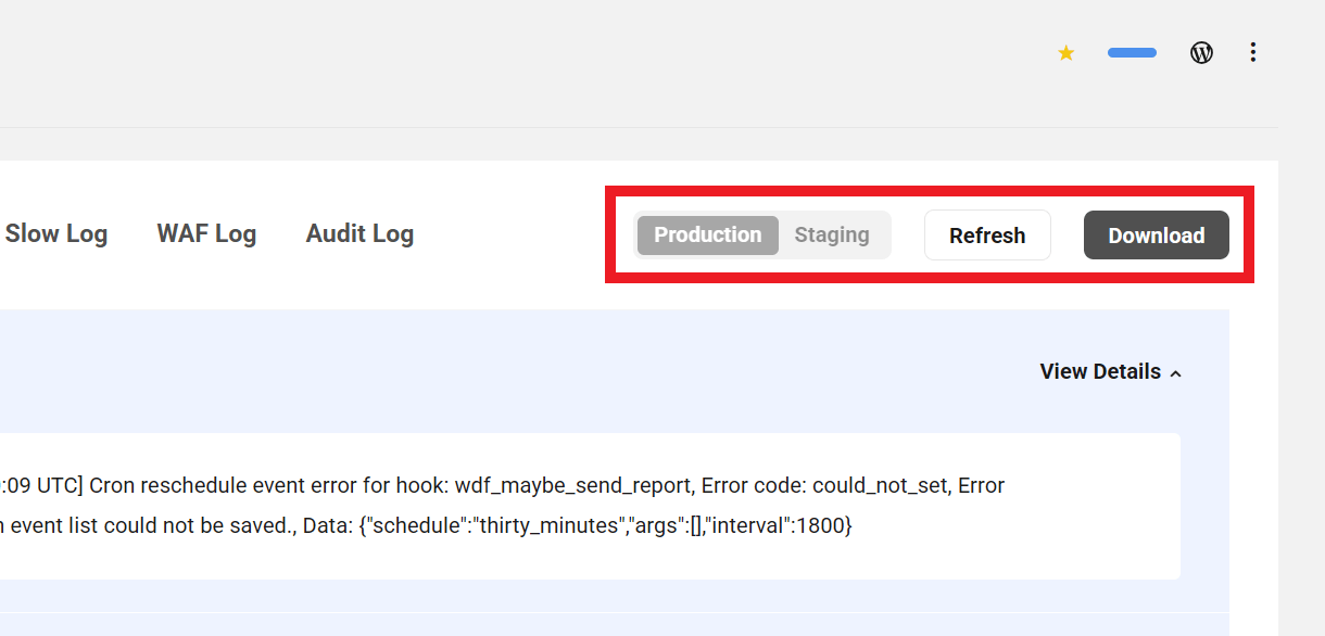 Options for hosting logs available in the Hub