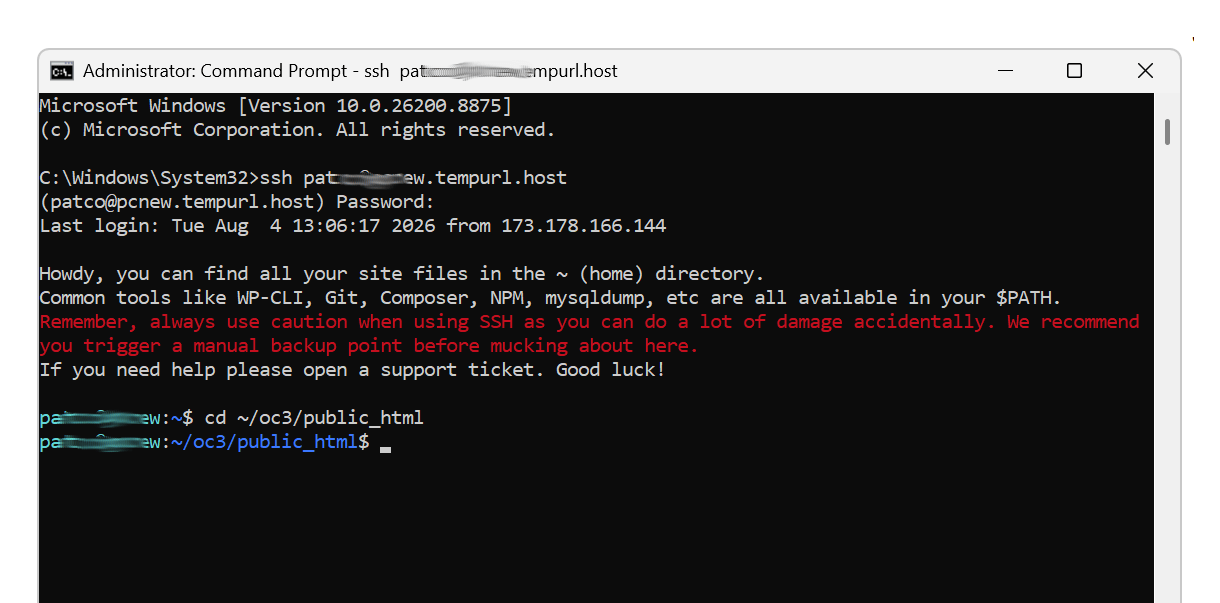Open the OpenClaw directory