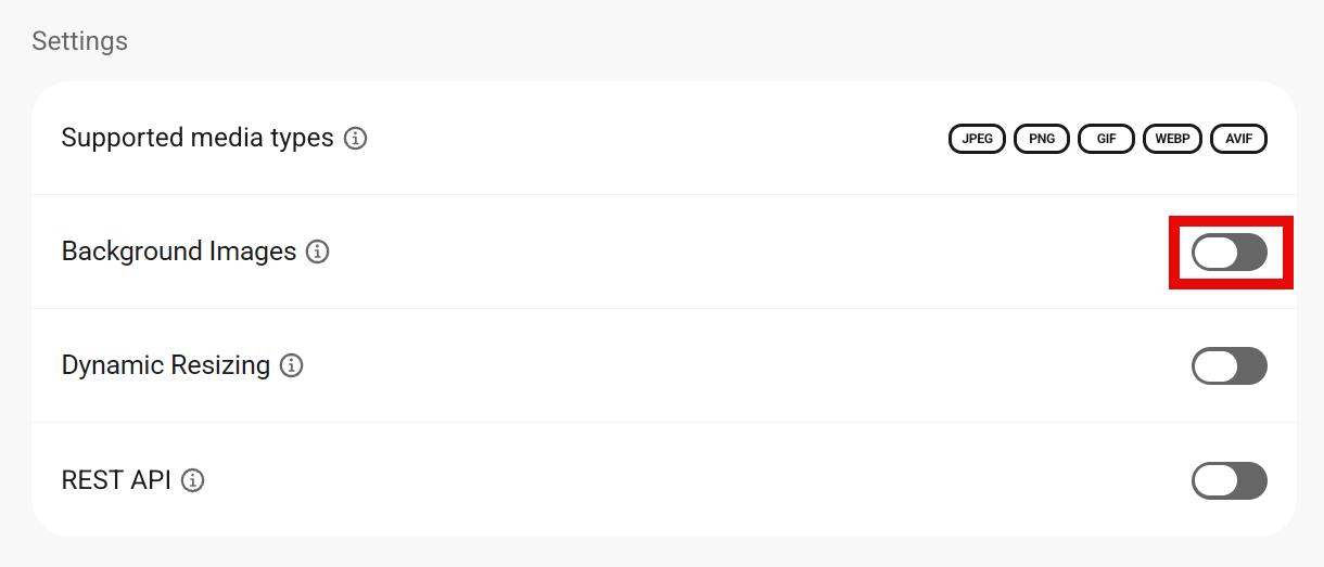 Serve background images from CDN